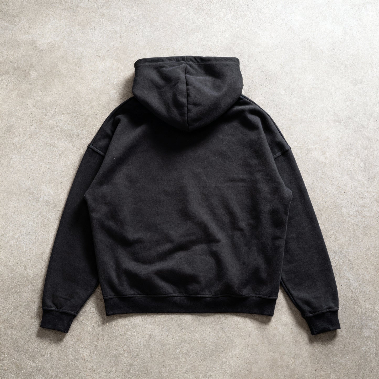 "Recluse Dillema"  Embroidered turtleneck, Snow Wash Hoodie